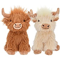 Multipet International Highland Cow Dog Toy Assorted