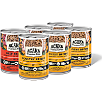 ACANA Premium Pate Grain-free Beef + Poultry Recipes Wet Dog Food Variety Pack