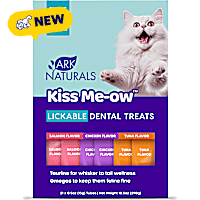 Ark Naturals Tuna, Chicken, & Salmon Lickable Kiss Me-Ow for Cat Treats Variety Pack