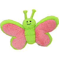 Multipet International Pink and Green Butterfly Dog Toy