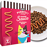 Merrick Purrfect Bistro Bolognese Recipe Sauce Wet Cat Treats, Delicious for Snacking or Cat Food Topper