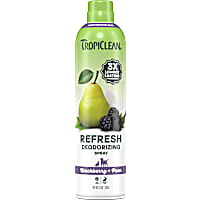 TropiClean Dog Perfume, 3X Long-Lasting Scent Blackberry Pear Scented Dog Deodorizing Spray