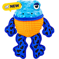KONG Tropics Rattlez Frog Dog Toy