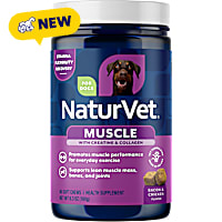 NaturVet Bacon and Chicken Flavor Muscle Targeted Care Hip & Joint Supplement for Dogs