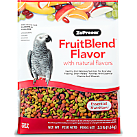 ZuPreem AvianMaintenance FruitBlend Premium Bird Diet for Medium & Large Birds