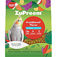 ZuPreem AvianMaintenance FruitBlend Premium Bird Diet for Medium Birds