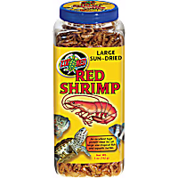 Zoo Med Large Sun-Dried Red Shrimp Aquatic Turtle Food