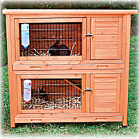 TRIXIE Natura Two Story Rabbit Hutch