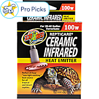 Zoo Med Repticare Ceramic Infrared Heat Emitters, 100 Watts