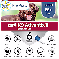 K9 Advantix II Vet-Recommended Flea, Tick & Mosquito Treatment & Prevention for X-Large Dogs