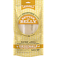 Better Belly Originals Natural Chicken Liver Flavor Highly Digestible Rawhide Large Rolls for Dogs