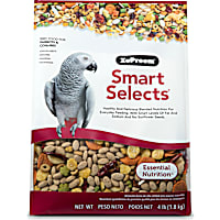 ZuPreem Smart Selects Blend Parrots and Conures, 4lbs.