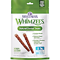 Wellness WHIMZEES Veggie Sausage Dog Dental Treats