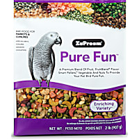 ZuPreem Pure Fun Bird Food for Parrots & Conures, 2 lbs.