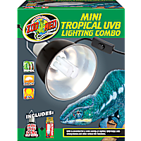 Zoo Med Mini Tropical UVB Lighting Single Combo