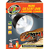 Zoo Med Mini Desert UVB Lighting Single Combo