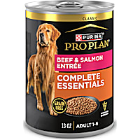 Purina Pro Plan Grain Free Classic Beef and Salmon Entree Dog Food