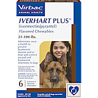Iverhart Plus Chewable Tablets for Dogs 51-100 lbs