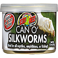 Zoo Med Can O' Silkworms Bearded Dragon Food