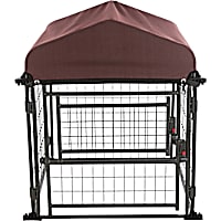 TRIXIE Deluxe Outdoor Dog Kennel with Cover and Secure Lock