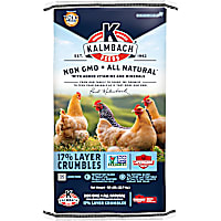 Kalmbach Feeds Non-GMO 17% Layer Crumbles for Chickens