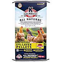 Kalmbach Feeds All Natural 17% Layer Pellet for Chickens