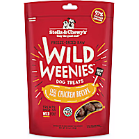 Stella & Chewy's Freeze-Dried Raw Wild Weenies Cage-Free Chicken Recipe Dog Treats