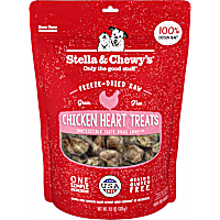 Stella & Chewy's Freeze-Dried Raw Single Ingredient Chicken Hearts Dog Treats