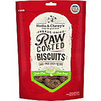 Stella & Chewy's Freeze-Dried Raw Coated Cage-Free Duck Recipe Dog Biscuits