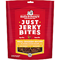 Stella & Chewy's Just Jerky Bites Real Chicken Recipe Dog Treats