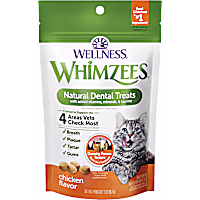 Whimzees Wellness Natural Chicken Flavor Cat Dental Treats