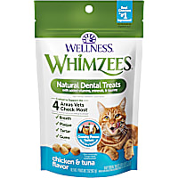 Whimzees Wellness Natural Chicken & Tuna Flavor Cat Dental Treats