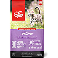 ORIJEN Kitten Recipe Grain Free High Protein Premium Dry Cat Food
