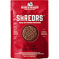Stella & Chewy's Stella's Shredrs Beef & Lamb Recipe in Broth Topper for Dogs