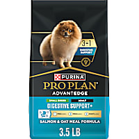 Purina Pro Plan AdvantEDGE Digestive Support Plus Small Breed Salmon & Oat Meal Formula Adult Dry Dog Food