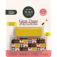We The Wild Sticky Gnat Traps Compostable Eco-Friendly Easy Use