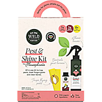 We The Wild Pest & Shine Kit Organic Chemical-Free Easy 3-Step Care for Houseplants