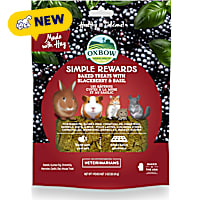 Oxbow Animal Health Simple Rewards Blackberry & Basil Treats, Great as Chinchilla, Hamster, Guinea Pig & Rabbit Treats