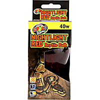 Zoo Med Nightlight Red Reptile Bulb 40 Watts
