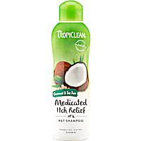TropiClean Oatmeal & Tea Tree Medicated Itch Relief Shampoo for Pets