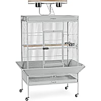 Prevue Pet Products Signature Select Series Wrought Iron Bird Cage in Pewter