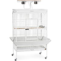 Prevue Pet Products Signature Select Series Wrought Iron Bird Cage in Chalk White