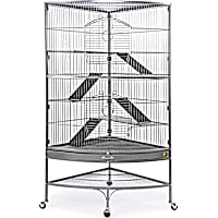 Prevue Pet Products Corner Black Ferret Cage