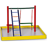 Prevue Pet Products Cockatiel Court Tabletop Playpen