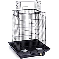 Prevue Pet Products Clean Life Series Playtop Bird Cage in Black
