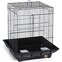 Prevue Pet Products Clean Life Series Bird Cage in Black