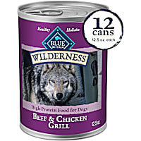 Blue Buffalo Wilderness Beef & Chicken Grill High-Protein & Grain-Free Adult Wet Dog Food