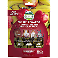 Oxbow Simple Rewards Apple and Banana Baked Small Animal Treats