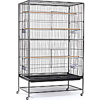 Prevue Pet Products Extra Large Wrought Iron Flight Cage Black Hammertone F050