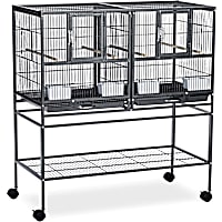 Prevue Pet Products Hampton Deluxe Divided Breeder Cage System with Stand